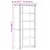 Produktbild 6 för Bokhylla BODO brun 80x38x180 cm massiv furu 5 hyllplan