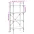 Produktbild 9 för Bokhylla med 4 hyllplan sonoma 56x31,5x138,5 cm konstruerat trä