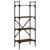 Produktbild 2 för Bokhylla 4 hyllplan brun ek 56x31,5x138,5 cm konstruerat trä