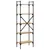 Produktbild 6 för Bokhylla 5 hyllplan sonoma-ek 56x31,5x174 cm konstruerat trä