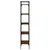 Produktbild 5 för Bokhylla 5 hyllplan brun ek 56x31,5x174 cm konstruerat trä