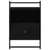 Produktbild 7 för Sängbord väggmonterat 2 st svart 40x30x61 cm konstruerat trä