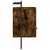 Produktbild 8 för Sängbord väggmonterat 2 st rökig ek 40x30x61 cm konstruerat trä