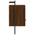 Produktbild 8 för Sängbord väggmonterat 2 st brun ek 40x30x61 cm konstruerat trä