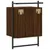 Produktbild 9 för Sängbord väggmonterat 2 st brun ek 40x30x61 cm konstruerat trä