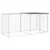Produktbild 2 för Hönsbur med tak antracit 203x98x90 cm galvaniserat stål