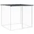 Produktbild 6 för Hönsbur med tak antracit 203x98x90 cm galvaniserat stål