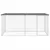 Produktbild 3 för Hönsbur med tak antracit 203x98x90 cm galvaniserat stål