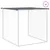 Produktbild 7 för Hönsbur med tak antracit 603x98x90 cm galvaniserat stål
