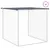 Produktbild 7 för Hönsbur med tak antracit 803x98x90 cm galvaniserat stål