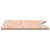 Produktbild 5 för Bordsskiva 80x(36-40)x1,5 cm massivt bokträ
