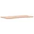 Produktbild 8 för Bordsskiva 80x(36-40)x1,5 cm massivt bokträ