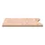 Produktbild 5 för Bordsskiva 110x(50-55)x2,5 cm massivt bokträ