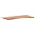 Produktbild 3 för Bordsskiva 80x(36-40)x1,5 cm massivt bokträ