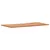 Produktbild 6 för Bordsskiva 100x(45-50)x1,5 cm massivt bokträ