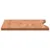 Produktbild 5 för Bordsskiva 100x(45-50)x2,5 cm massivt bokträ