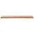 Produktbild 4 för Bordsskiva 100x(55-60)x2,5 cm massivt bokträ