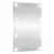 Produktbild 4 för Väggspegel med LED-belysning 40x60 cm glas rektangulär