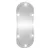 Produktbild 2 för Väggspegel med LED-belysning 25x60 cm glas oval