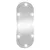 Produktbild 2 för Väggspegel med LED-belysning 30x70 cm glas oval