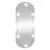 Produktbild 2 för Väggspegel med LED-belysning 35x80 cm glas oval
