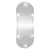 Produktbild 2 för Väggspegel med LED-belysning 40x90 cm glas oval