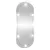 Produktbild 2 för Väggspegel med LED-belysning 45x100 cm glas oval