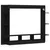 Produktbild 6 för Tv-skåp svart 152x22x113 cm konstruerat trä
