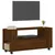 Produktbild 3 för Tv-bänk brun ek 102x34,5x43 cm konstruerat trä