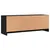 Produktbild 8 för Tv-bänk svart 102x30x37,5 cm konstruerat trä
