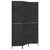 Produktbild 6 för Rumsavdelare 3 paneler svart 122x180 cm vattenhyacint