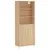 Produktbild 2 för Högskåp sonoma-ek 69,5x34x180 cm konstruerat trä