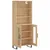 Produktbild 4 för Högskåp sonoma-ek 69,5x34x180 cm konstruerat trä