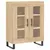 Produktbild 7 för Högskåp sonoma-ek 69,5x34x180 cm konstruerat trä