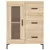 Produktbild 8 för Högskåp sonoma-ek 69,5x34x180 cm konstruerat trä