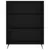Produktbild 5 för Högskåp svart 69,5x32,5x180 cm konstruerat trä