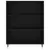 Produktbild 5 för Högskåp svart 69,5x32,5x180 cm konstruerat trä