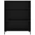 Produktbild 5 för Högskåp svart 69,5x32,5x180 cm konstruerat trä