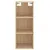 Produktbild 6 för Högskåp sonoma-ek34,5x34x180 cm konstruerat trä