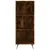 Produktbild 5 för Högskåp rökfärgad ek 34,5x32,5x180 cm konstruerat trä