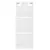 Produktbild 7 för Högskåp vit 34,5x32,5x180 cm konstruerat trä