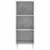 Produktbild 5 för Högskåp Betonggrå 34,5x32,5x180 cm konstruerat trä