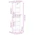 Produktbild 11 för Högskåp vit 34,5x32,5x180 cm konstruerat trä