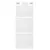 Produktbild 7 för Högskåp vit 34,5x32,5x180 cm konstruerat trä