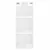 Produktbild 7 för Högskåp högglans vit 34,5x32,5x180 cm konstruerat trä