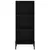Produktbild 7 för Högskåp Svart 34,5x32,5x180 cm konstruerat trä