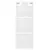 Produktbild 5 för Högskåp vit 34,5x32,5x180 cm konstruerat trä