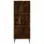 Produktbild 7 för Högskåp rökfärgad ek 34,5x32,5x180 cm konstruerat trä