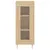 Produktbild 8 för Högskåp sonoma-ek34,5x34x180 cm konstruerat trä