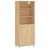 Produktbild 2 för Högskåp sonoma-ek 69,5x34x180 cm konstruerat trä